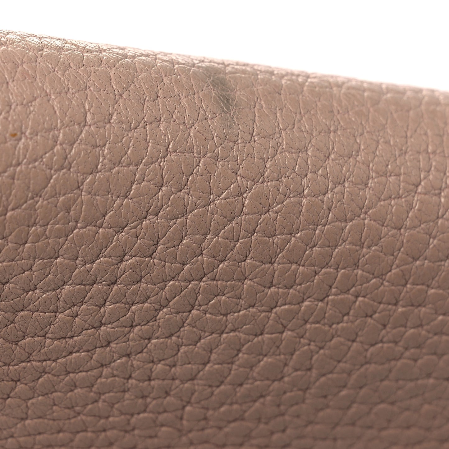 Grained Lambskin Drew Shoulder Bag Cement Pink