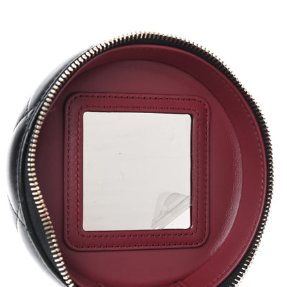Chanel Lambskin Quilted Side Note Vanity Black 8 of 11
