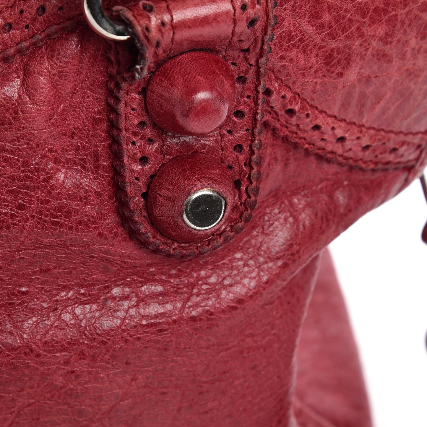 Agneau Giant Brogues Hardware City Pourpre