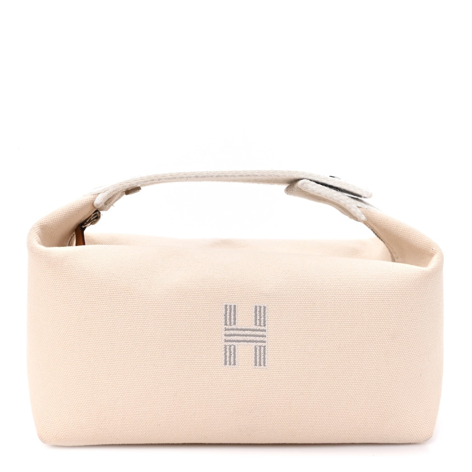 Hermes Canvas Small Bride-A-Brac Pouch Natural 1 of 6