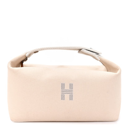 Hermes Canvas Small Bride-A-Brac Pouch Natural 1 of 6