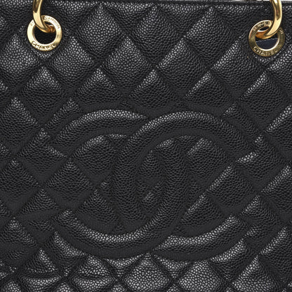 Chanel Caviar Quilted Grand Shopping Tote GST Black 14 of 14