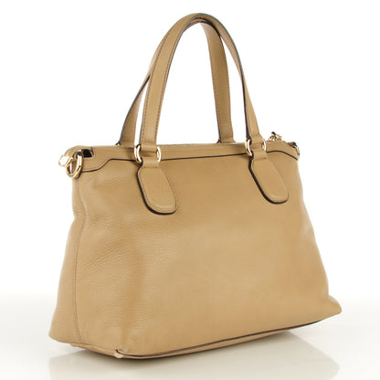 Gucci Cellarius Calfskin Small Soho Top Handle Satchel Camelia 3 of 7