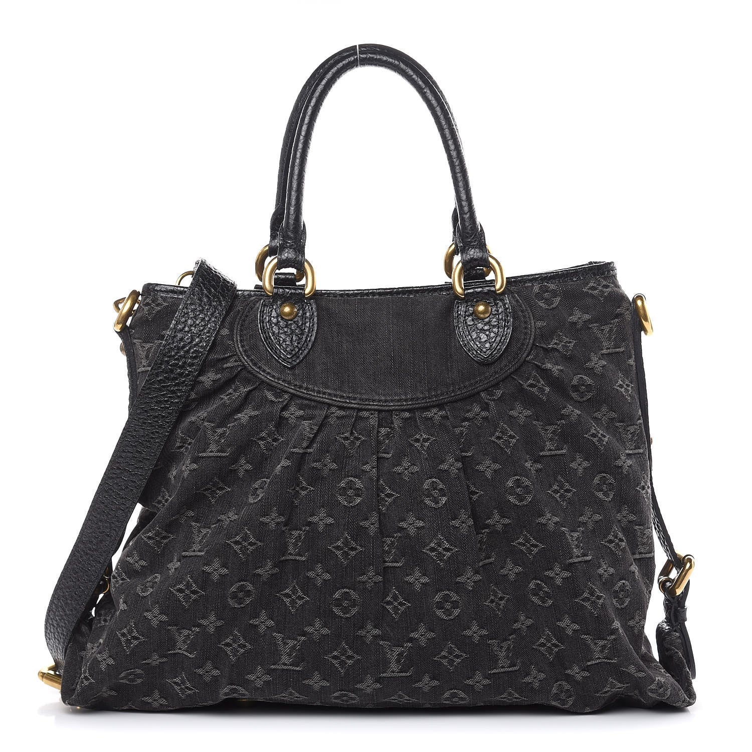 Louis Vuitton Denim Neo Cabby GM Black 1 of 12