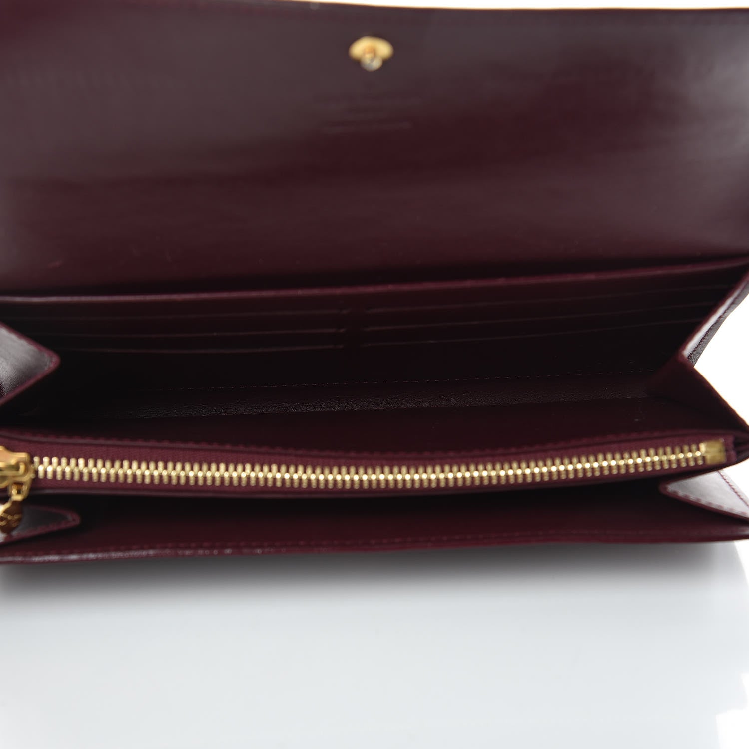 Louis Vuitton Vernis Sarah Wallet Rouge Fauviste 5 of 8