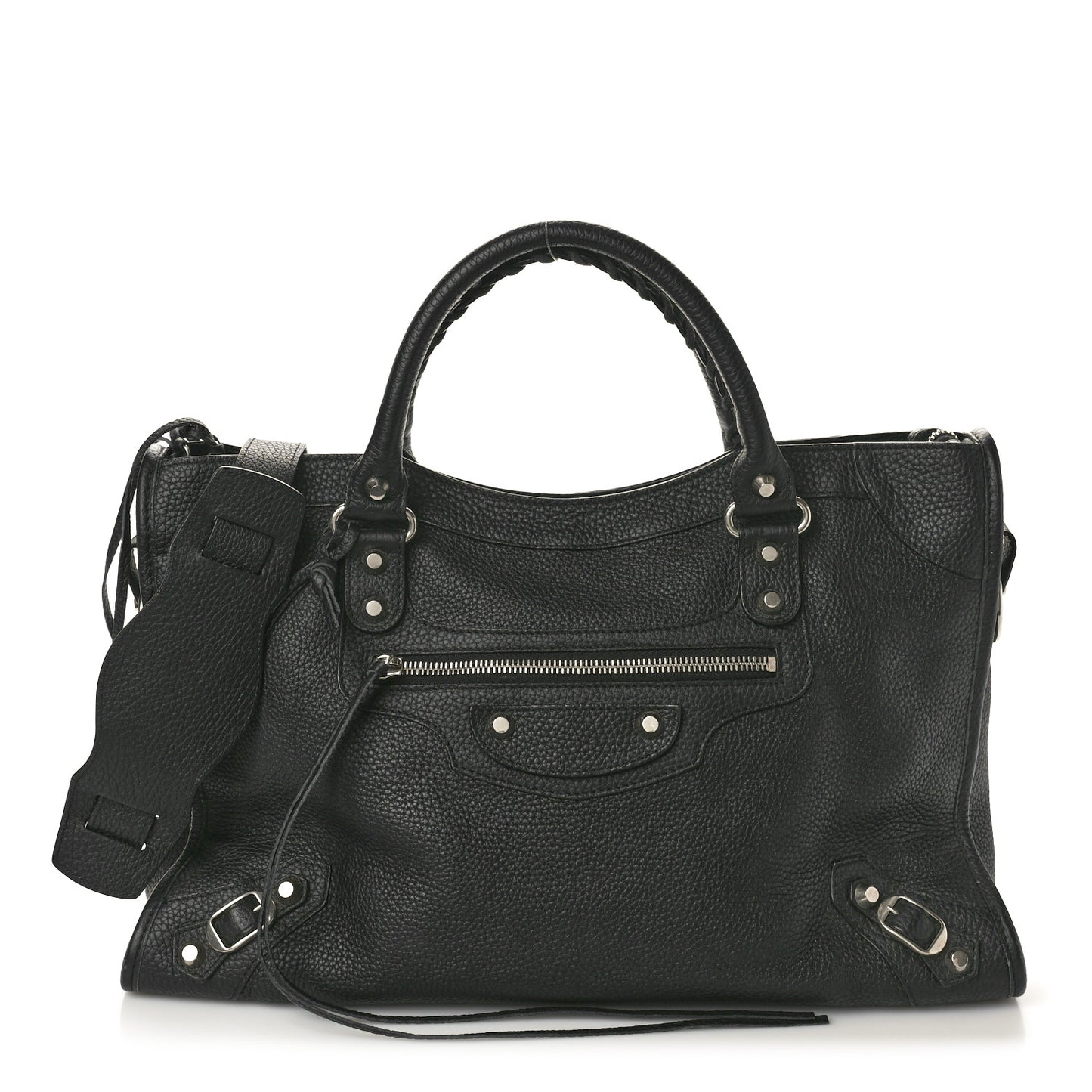 Vibrato Calfskin Classic Silver Hardware City Black