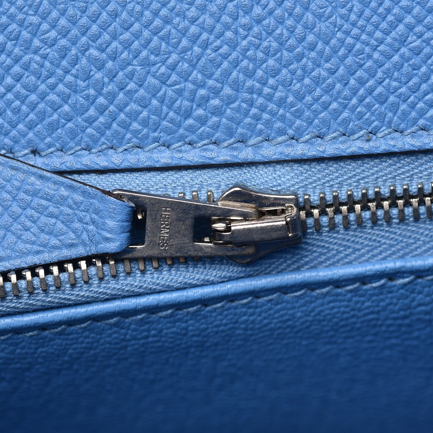 Hermes Epsom Kelly Sellier 25 Bleu Paradis 18 of 35