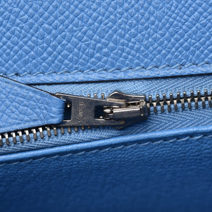 Hermes Epsom Kelly Sellier 25 Bleu Paradis 18 of 35