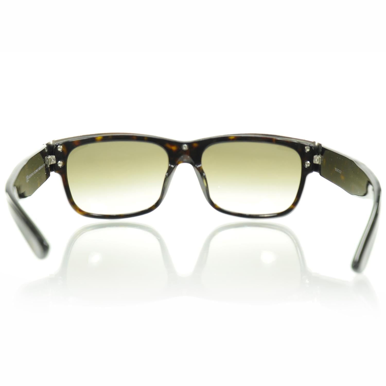 Gucci Tortoise Shell Crest Sunglasses 1594 S 4 of 7