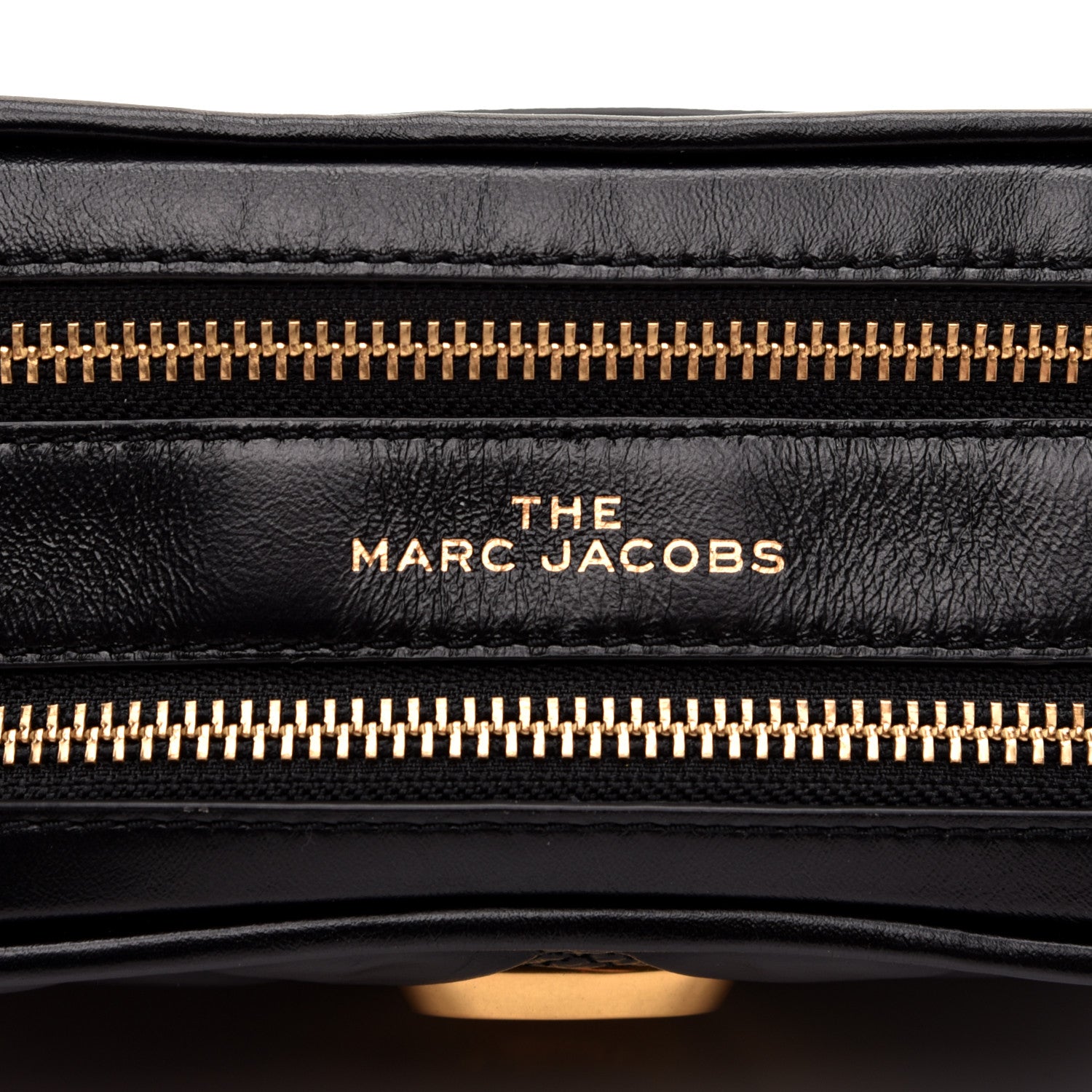 Marc Jacobs Natural Grain Calfskin Quilted The Softshot 21 Bag Black 10 of 12