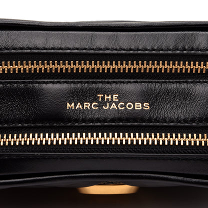 Marc Jacobs Natural Grain Calfskin Quilted The Softshot 21 Bag Black 10 of 12