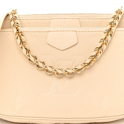 Louis Vuitton Empreinte Monogram Giant Multi Pochette Accessories Cream 8 of 10