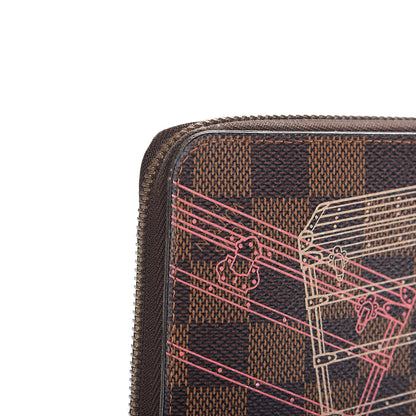 Louis Vuitton Damier Ebene 2014 Christmas Animation Zippy Wallet 10 of 14