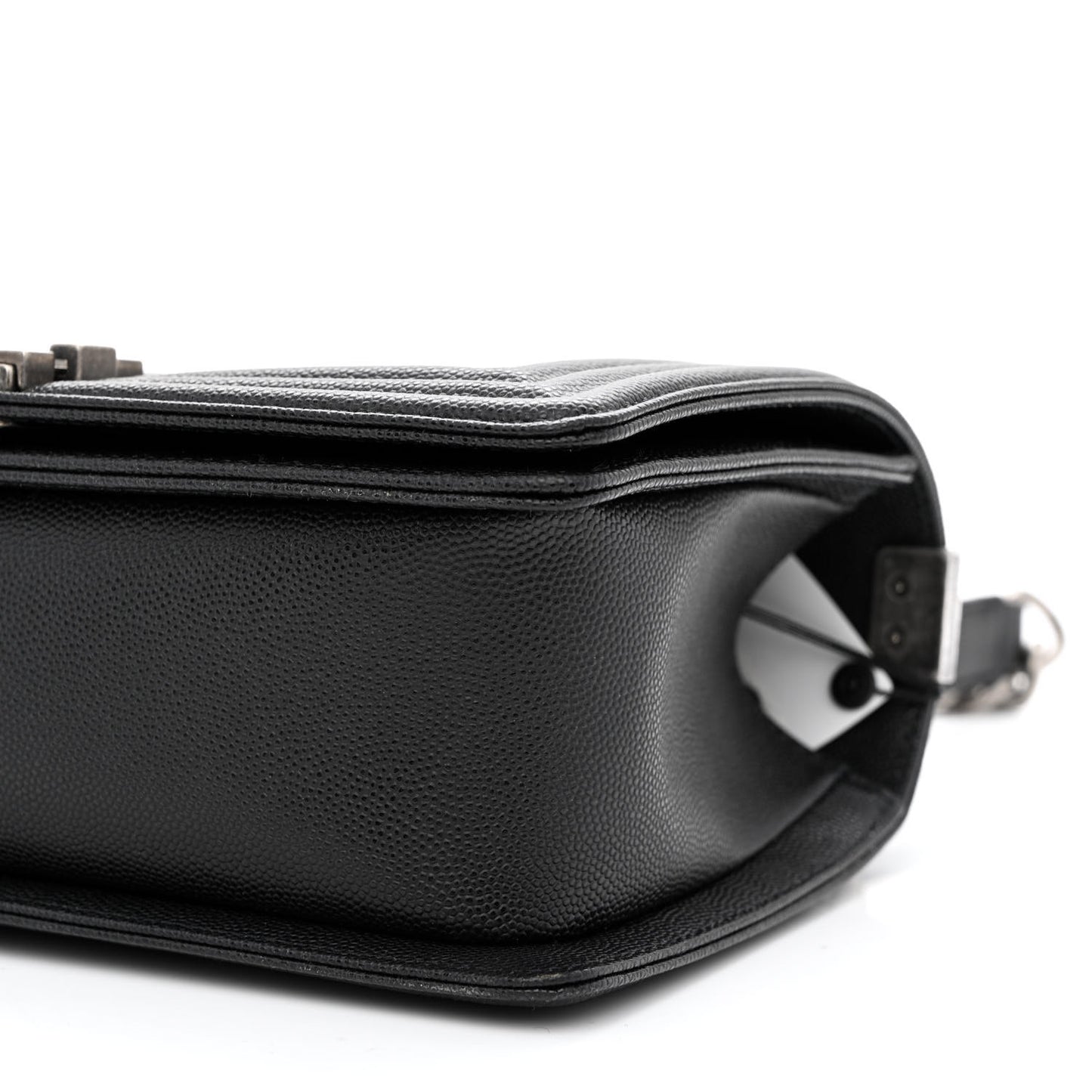 Caviar Quilted Medium Boy Flap Black