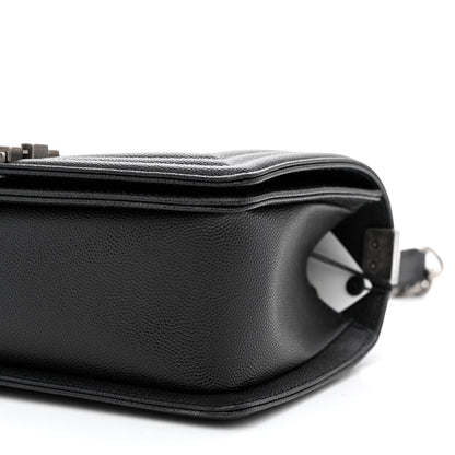 Chanel Caviar Quilted Medium Boy Flap Black 10 of 10