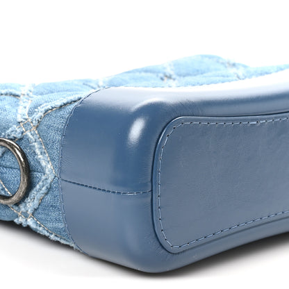 Chanel Denim Calfskin Small Gabrielle Hobo Blue 9 of 10