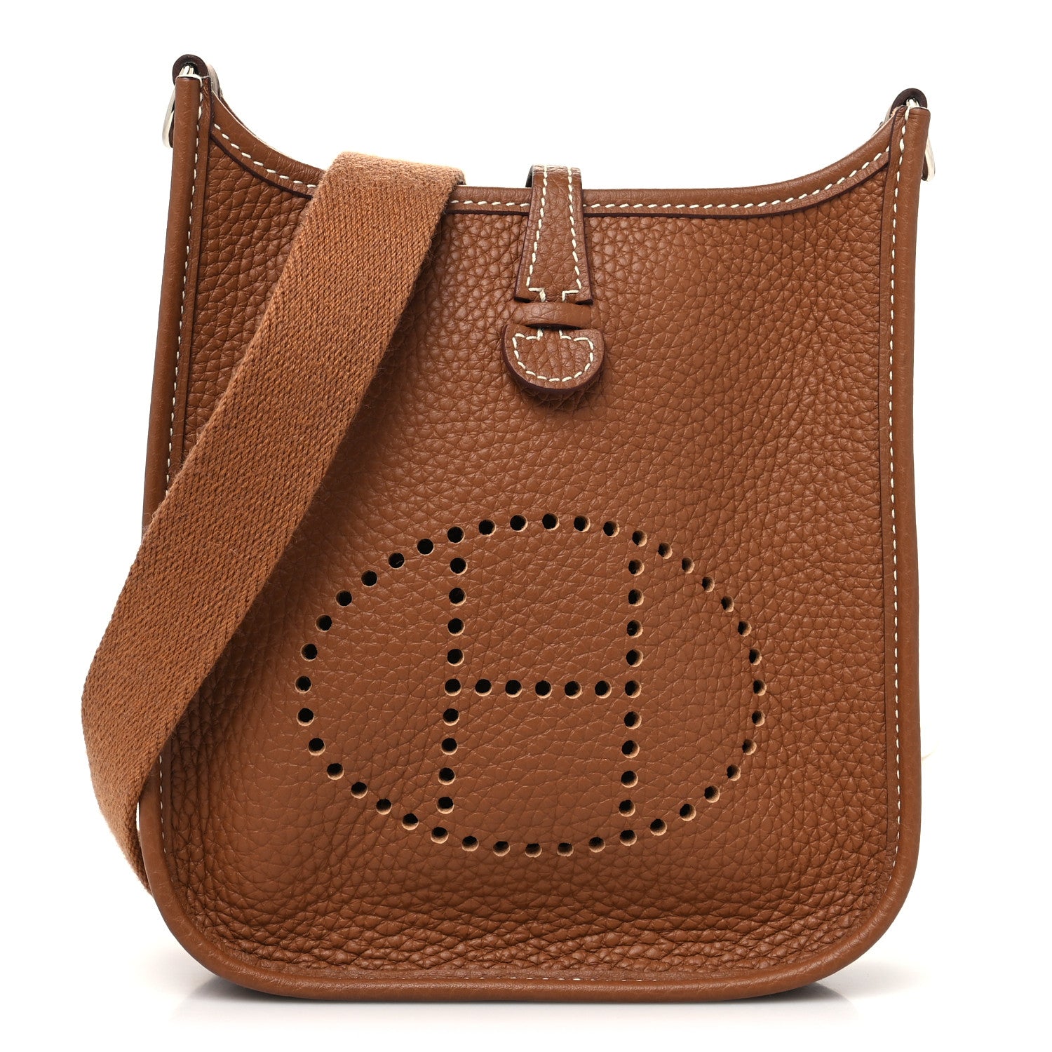 Hermes Taurillon Clemence Evelyne TPM Gold 1 of 11