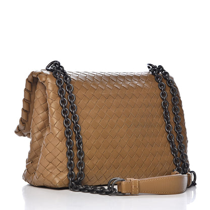 Bottega Veneta Nappa Intrecciato Small Olimpia Shoulder Bag Camel 4 of 13