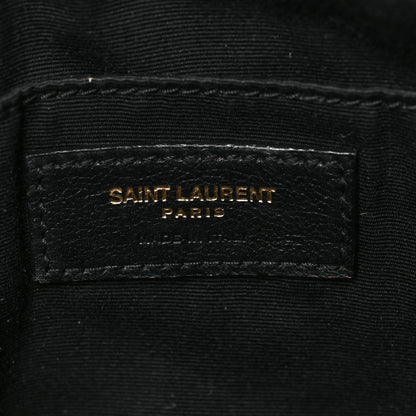 Saint Laurent Calfskin Matelasse Monogram Lou Camera Bag Dark Beige 6 of 8