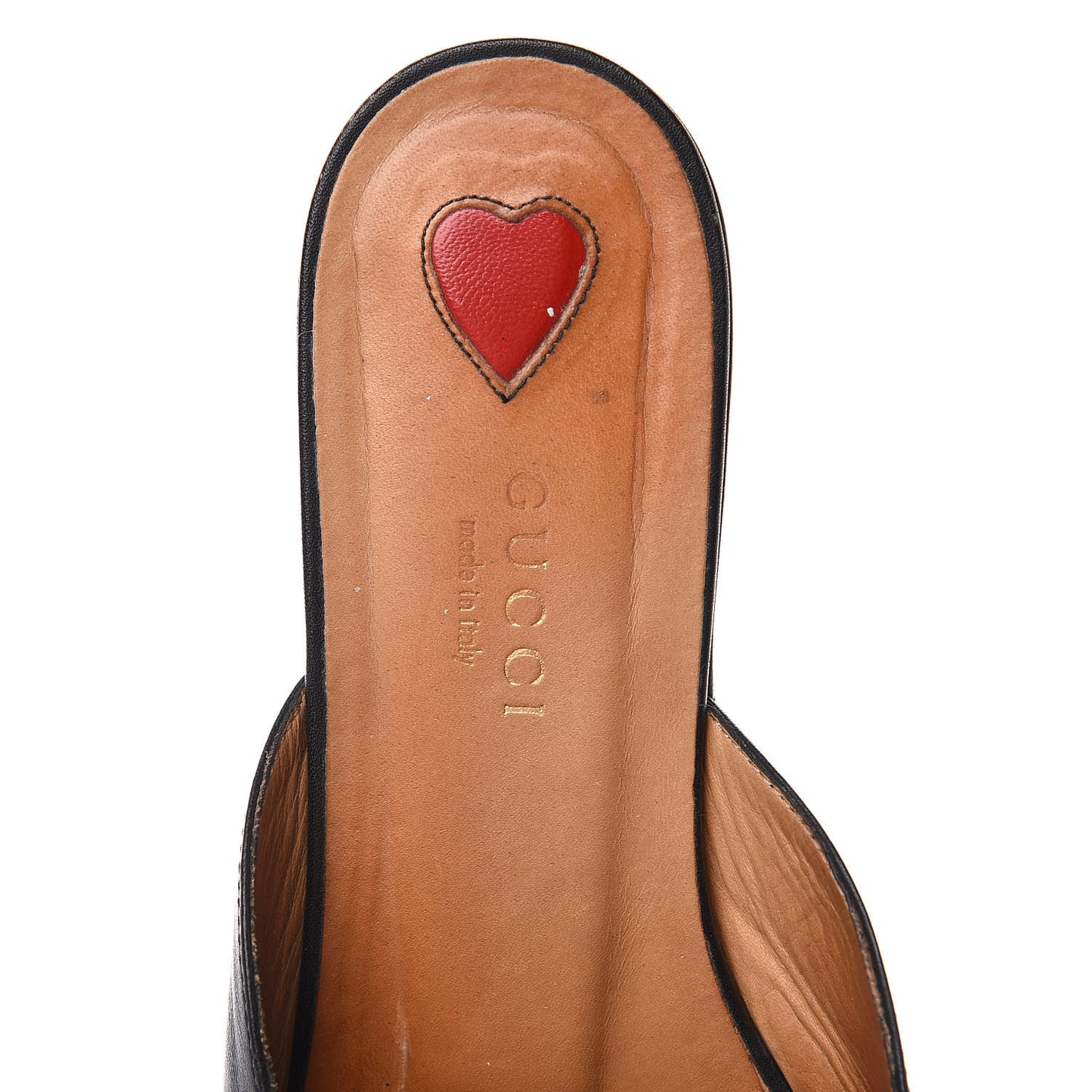 Calfskin Web Womens Peyton GG Slippers 36.5 Black