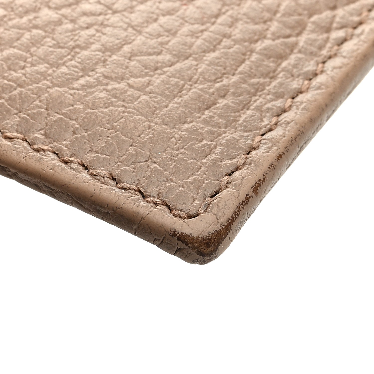 Gucci Pebbled Calfskin GG Marmont Card Case Porcelain Rose 7 of 7