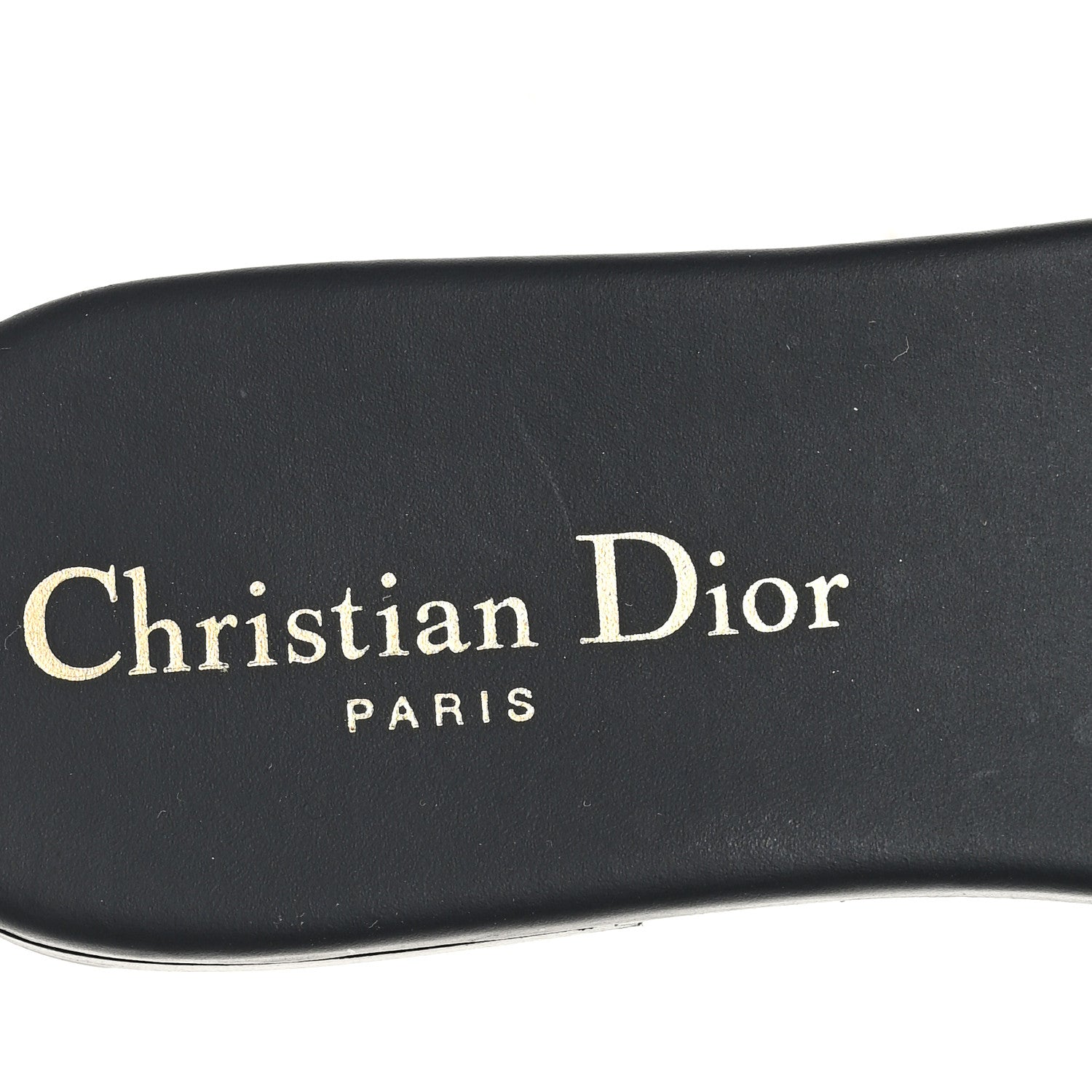 Christian Dior Canvas Embroidered Dway Mules Slide Sandals 35.5 Deep Blue 8 of 9
