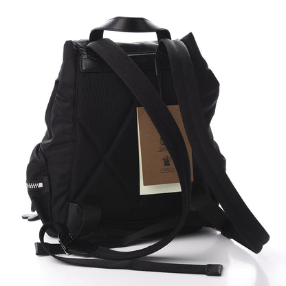 Burberry Nylon Logo Print Medium Rucksack Backpack Black 2 of 10