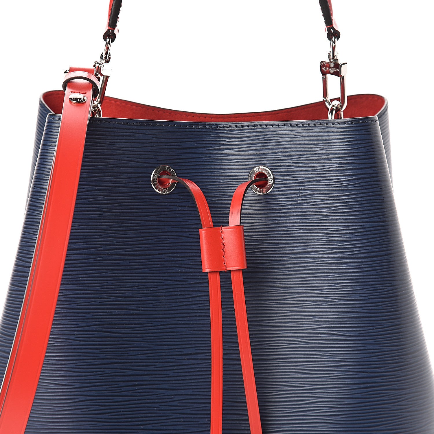 Louis Vuitton Epi Neonoe Indigo Coquelicot 7 of 9