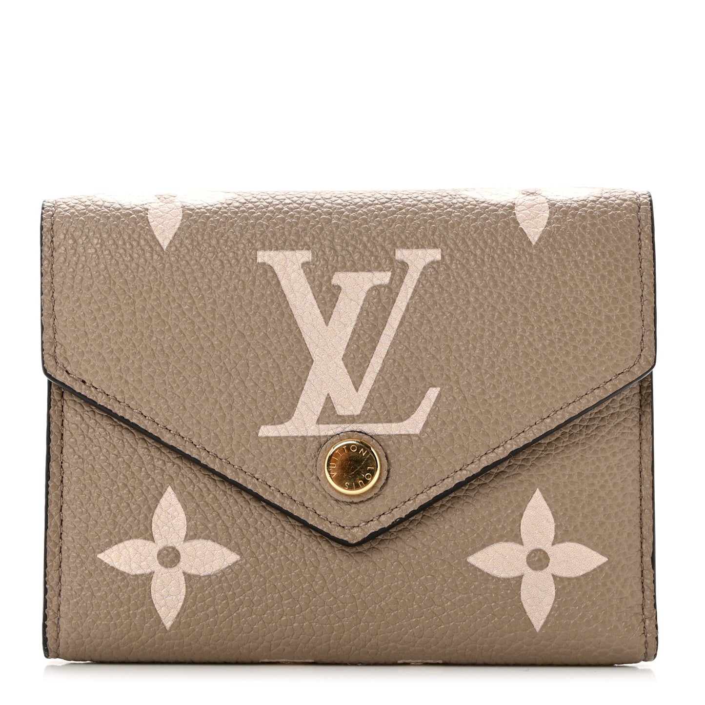 Empreinte Monogram Giant Victorine Wallet Tourterelle Creme