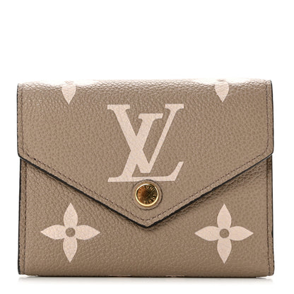 Louis Vuitton Empreinte Monogram Giant Victorine Wallet Tourterelle Creme 1 of 7