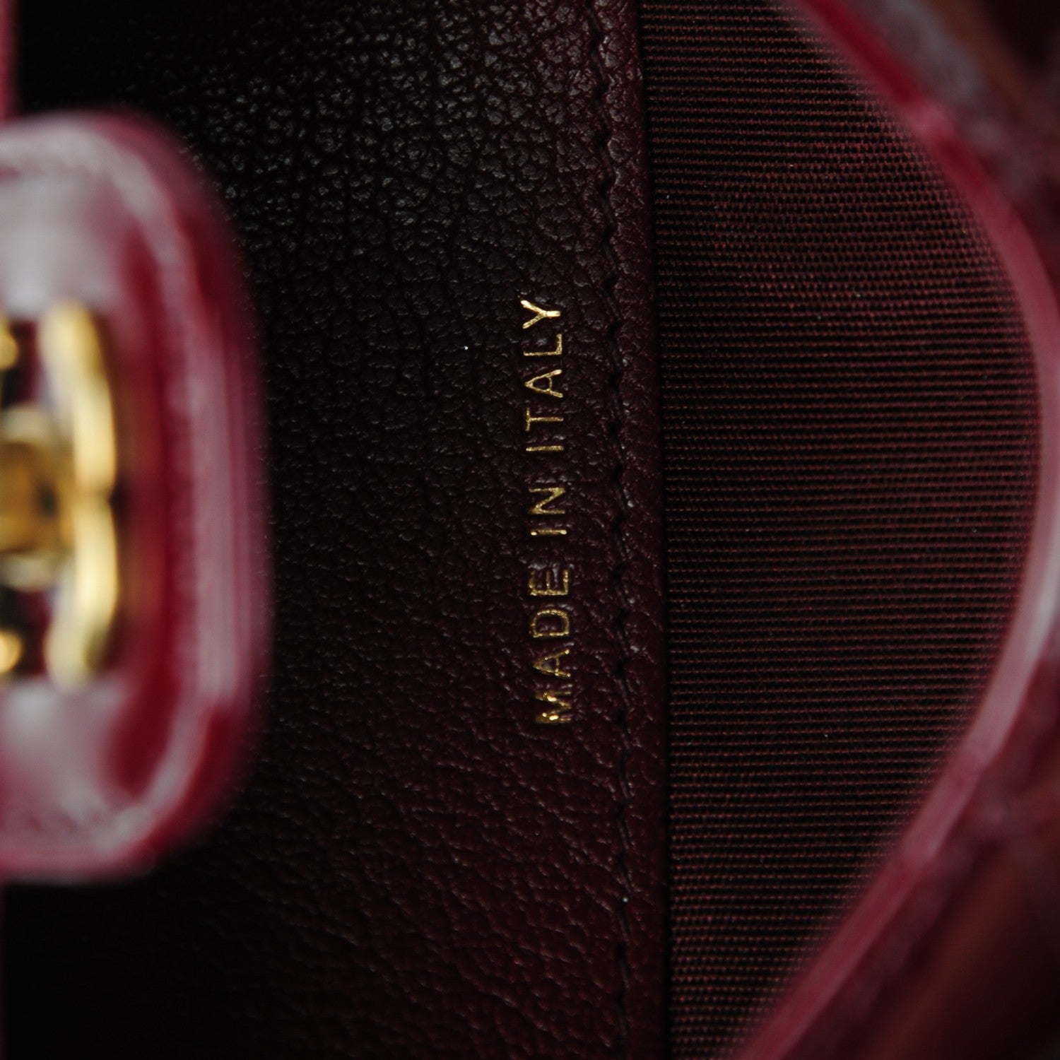 Chanel Patent Calfskin Quilted Small Flap Wallet Burgundy 6 of 8