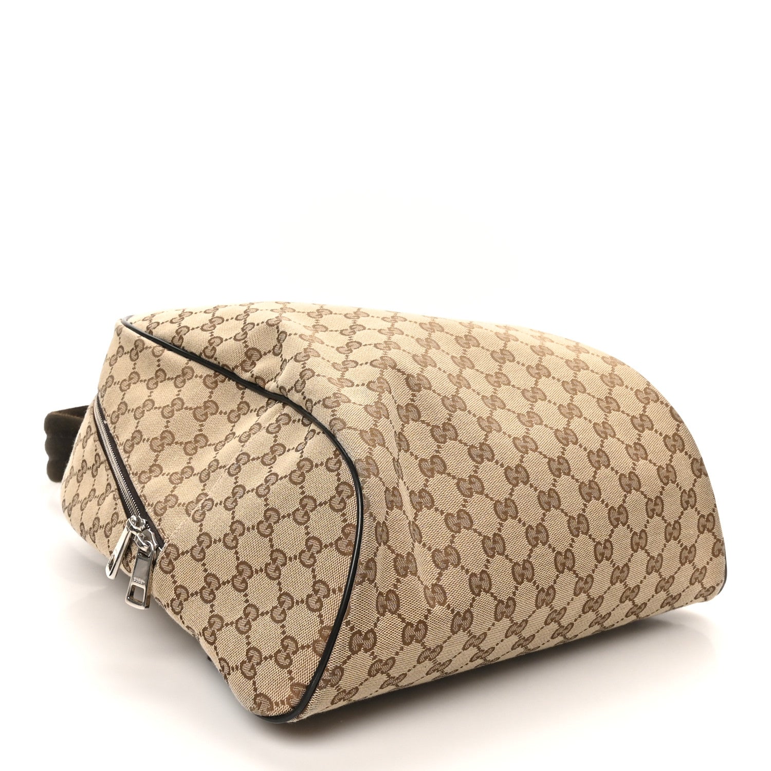 Gucci Monogram Travel Backpack Dark Brown 4 of 10