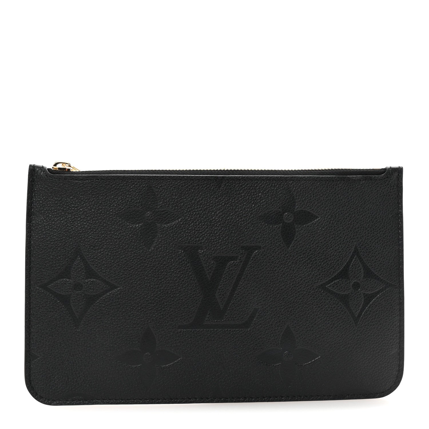 Louis Vuitton Empreinte Monogram Giant Neverfull MM Pochette Black 1 of 7