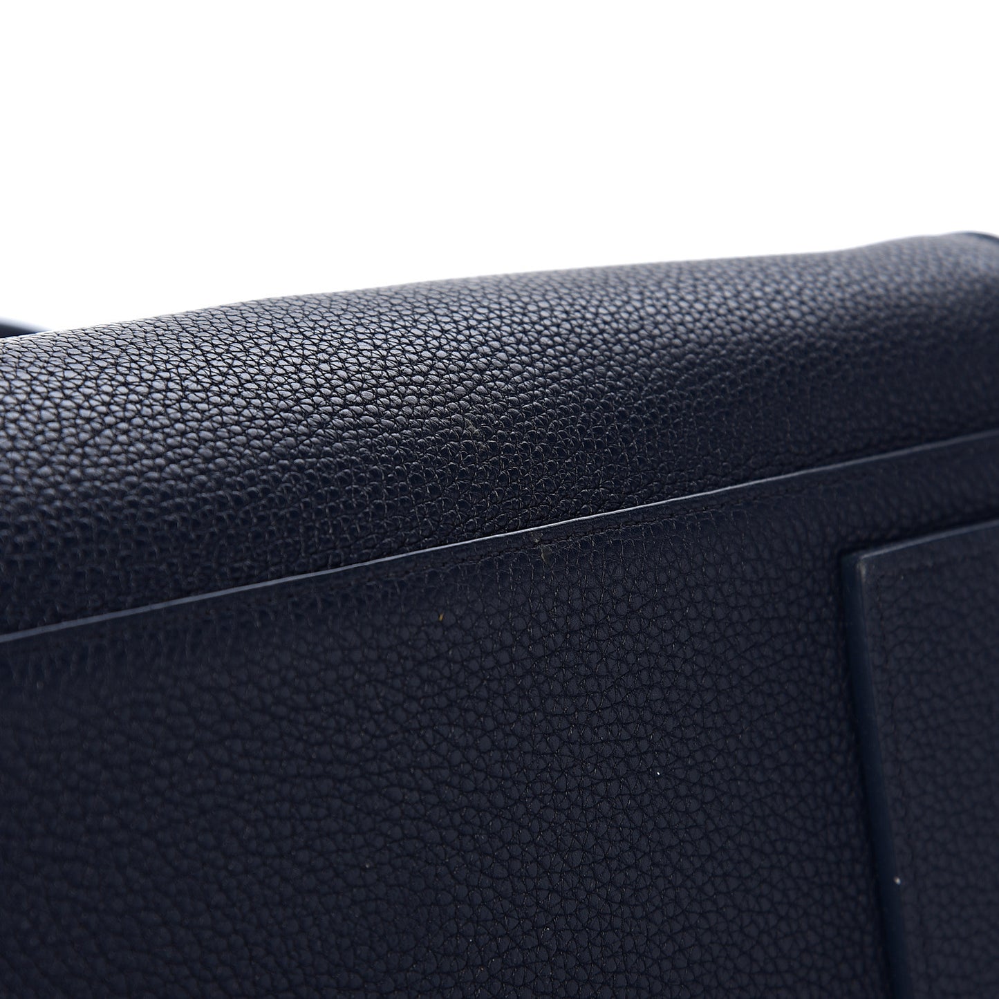 Grained Calfskin Small Supple Sac De Jour Navy