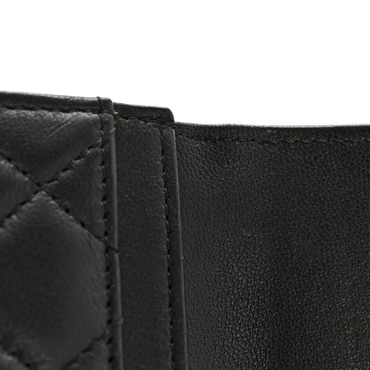 Chanel Lambskin Quilted Flap Card Holder Black 8 of 10