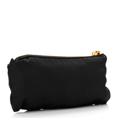 Prada Nylon Vela Reversible Travel Pouch Black Rosso 3 of 9