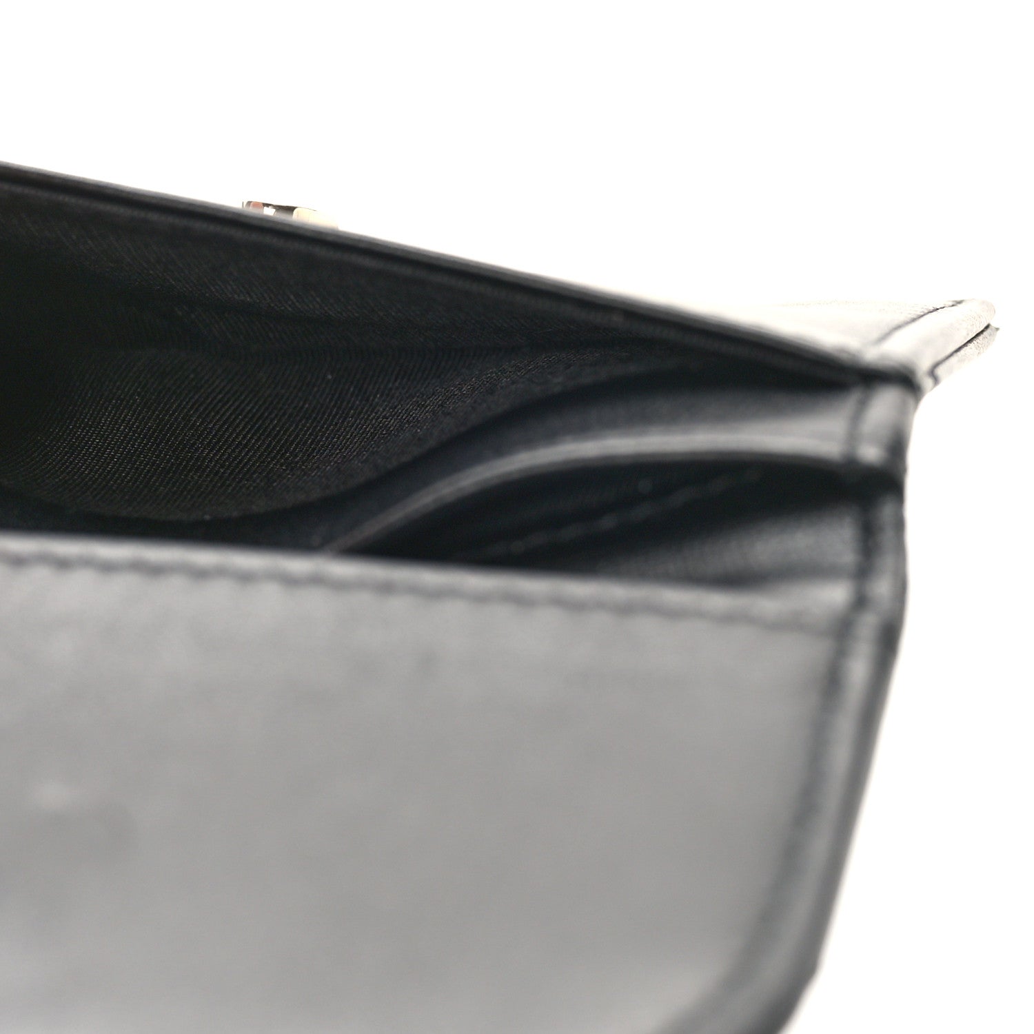 Chanel Lambskin Quilted Flap Waist Bag Insert Black 5 of 8