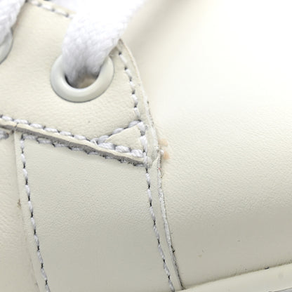 Gucci Calfskin Mens Ace Sneakers 8 White Green 10 of 12