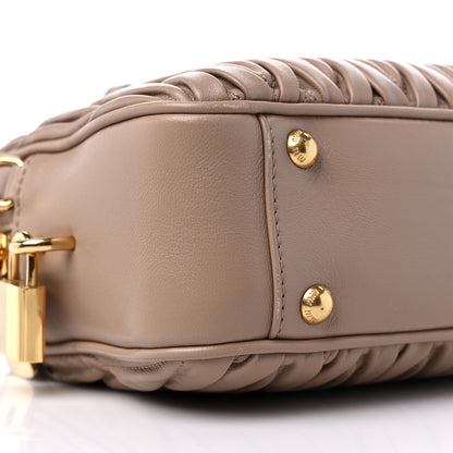 Miu Miu Nappa Matelasse Top Handle Bag Cammeo 6 of 8