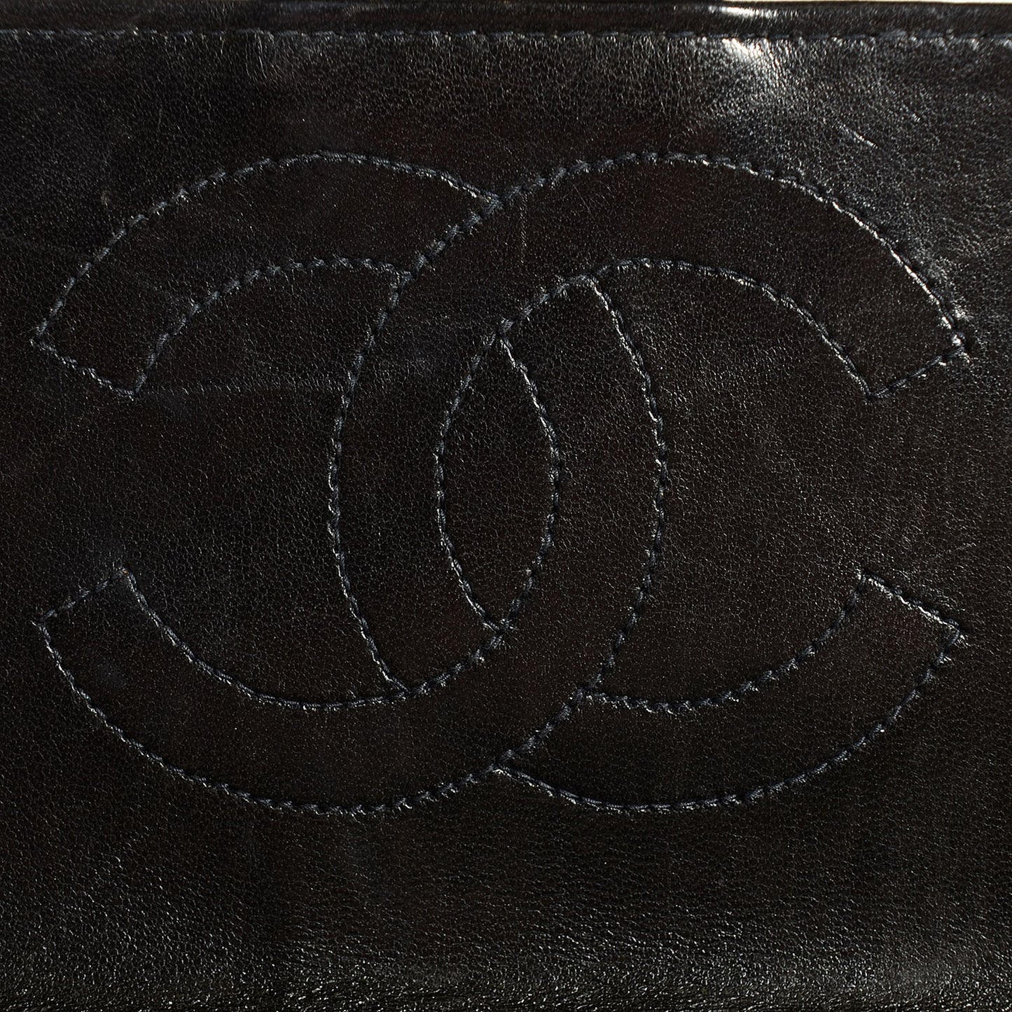 Lambskin Quilted Small Single Flap Black