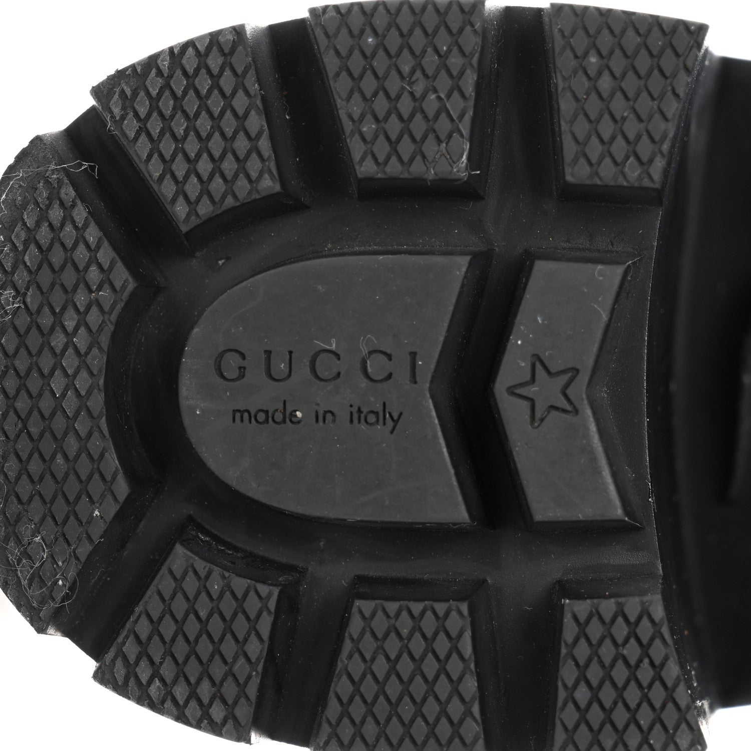 Gucci Covered Wool GG Monogram Womens Lace Up Combat Ankle Boots 36 Beige Ebony Black 8 of 8
