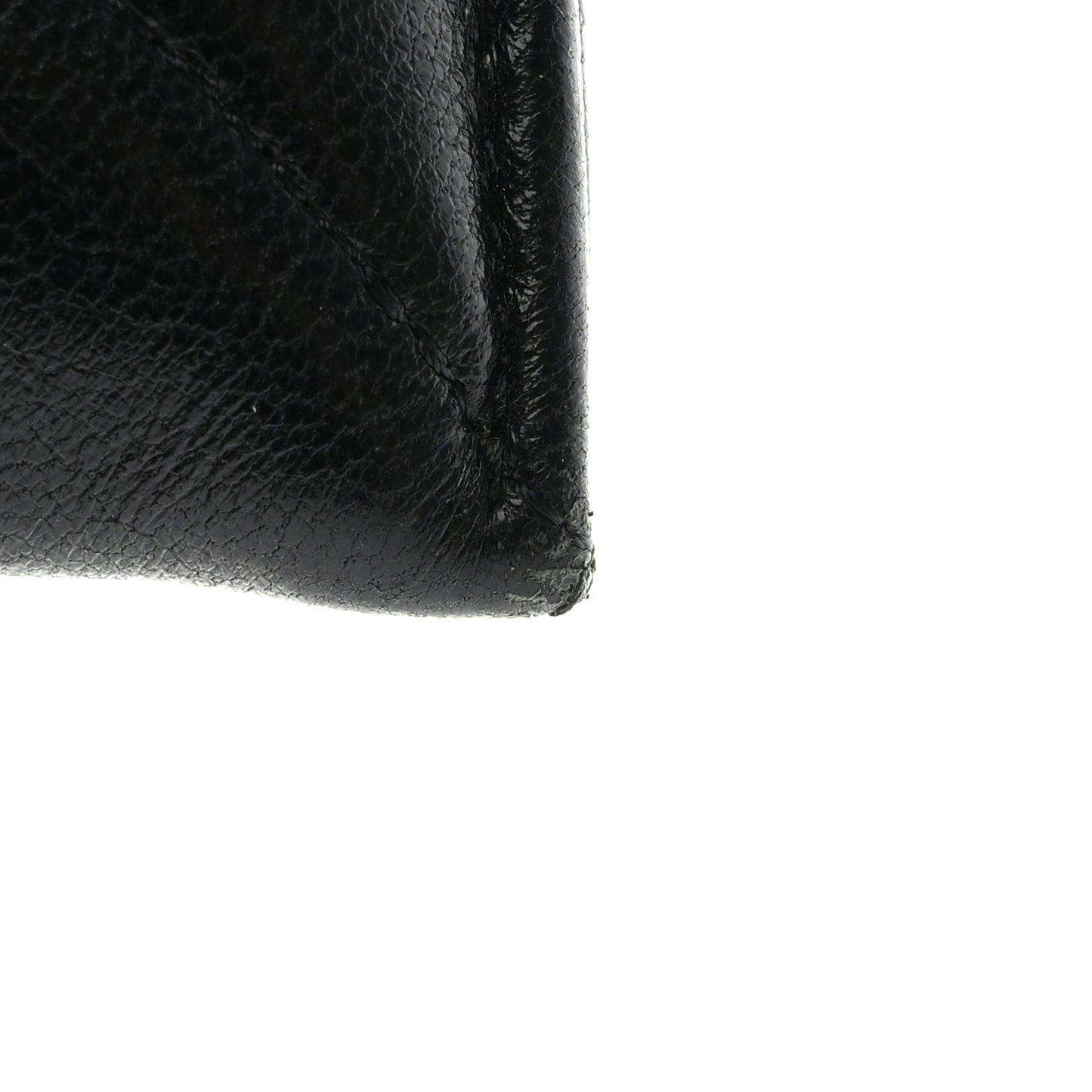 Lambskin Quilted Chanel 19 Card Holder Black