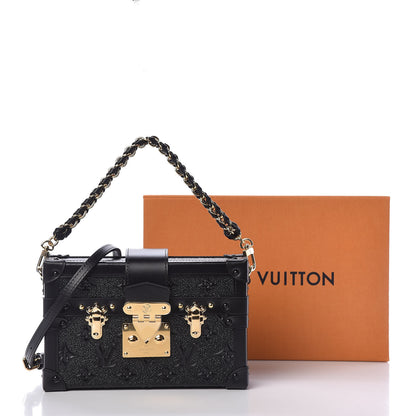 Louis Vuitton Midnight Canvas Petite Malle Black 9 of 11