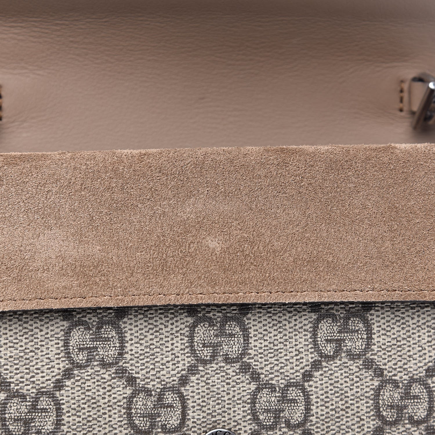 Gucci GG Supreme Monogram Super Mini Dionysus Shoulder Bag Taupe 10 of 12