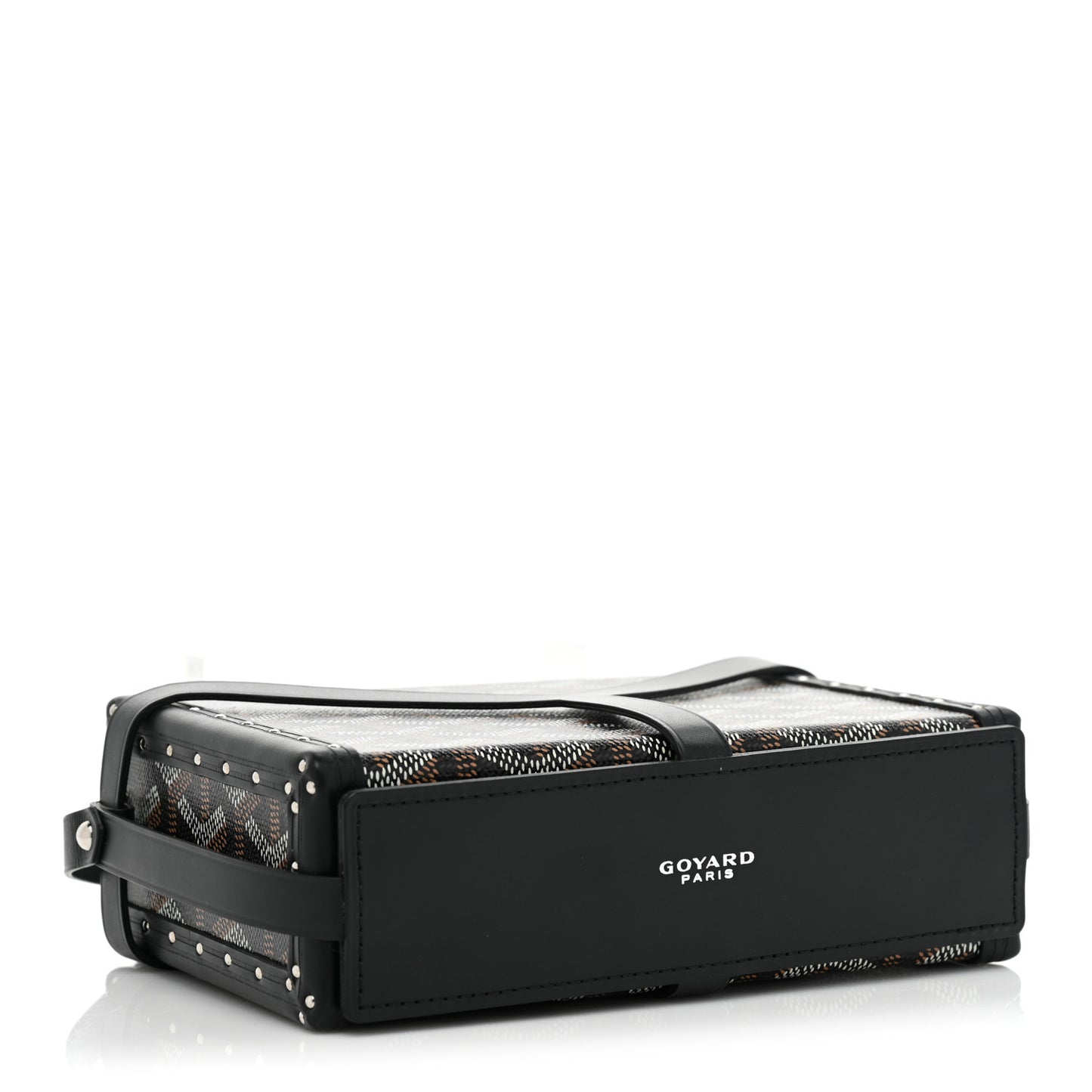 Goyardine Minaudiere Trunk Bag Black
