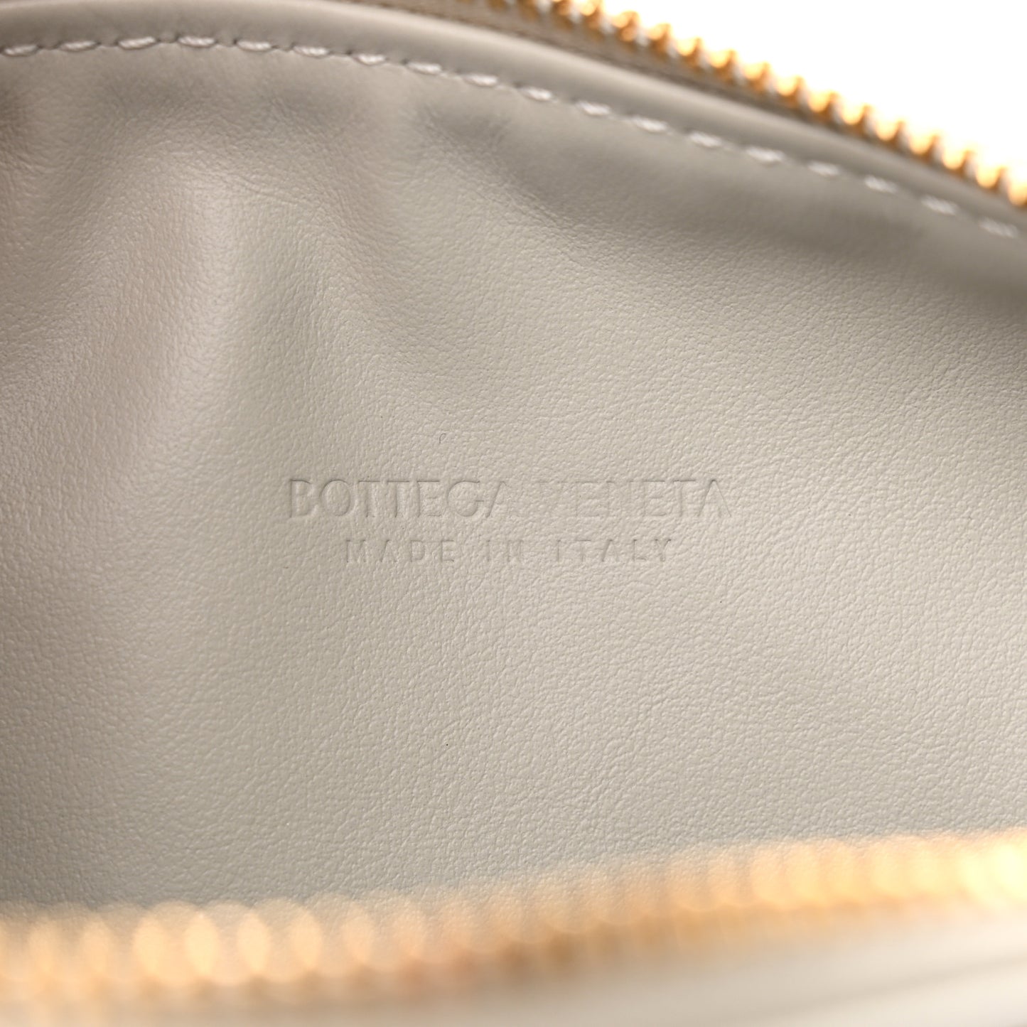 Calfskin Nappa Intrecciato Mini Wallace Agate Grey