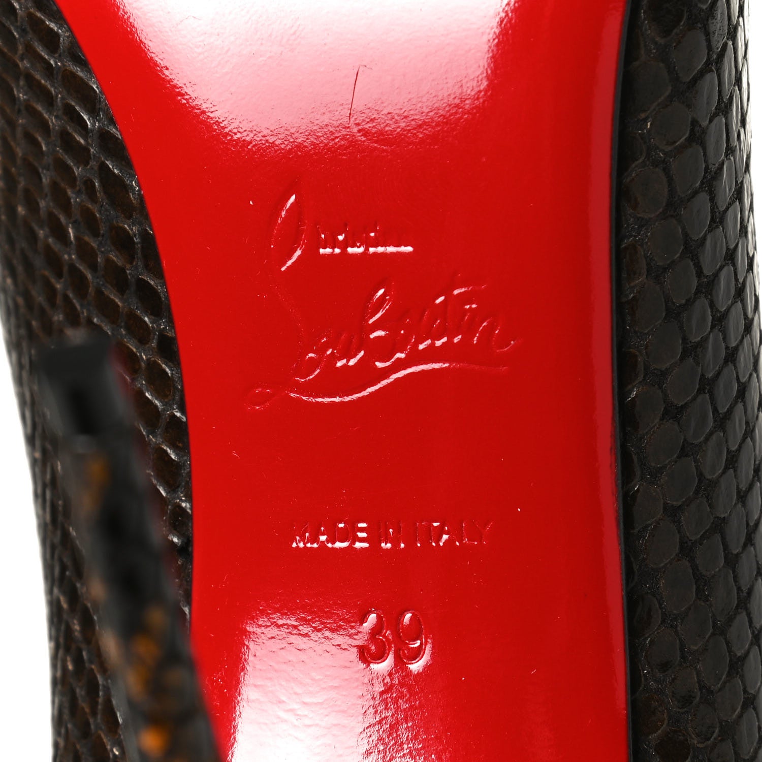 Christian Louboutin Calf Amazonia So Kate 100 Pumps 39 Dark Brown 8 of 11
