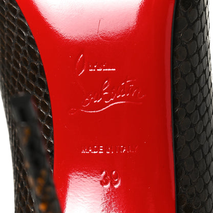 Christian Louboutin Calf Amazonia So Kate 100 Pumps 39 Dark Brown 8 of 11