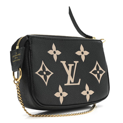 Louis Vuitton Empreinte Monogram Giant Mini Pochette Accessories Black 3 of 7