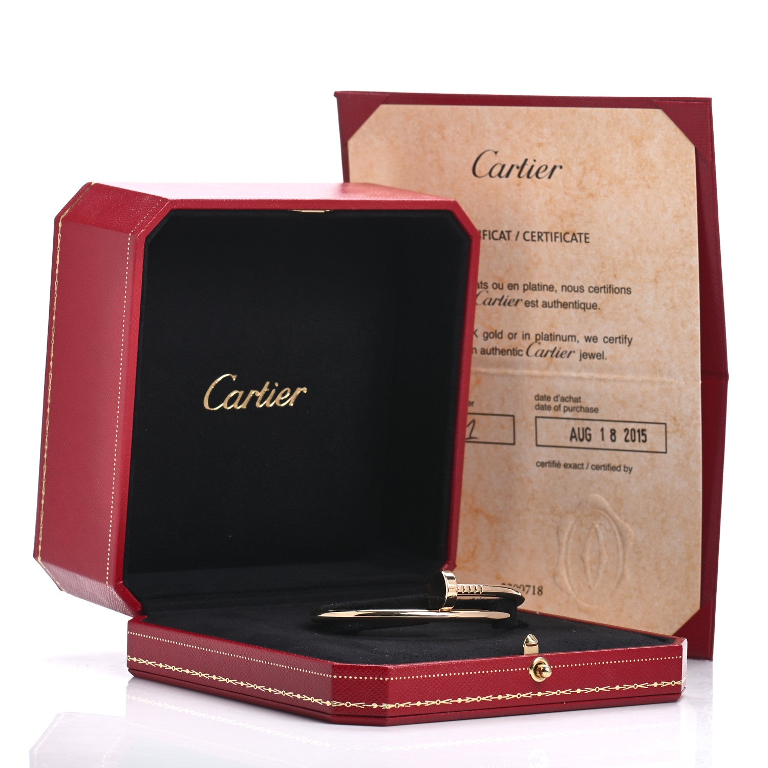 Cartier 18K Yellow Gold Juste Un Clou Bracelet 16 5 of 5